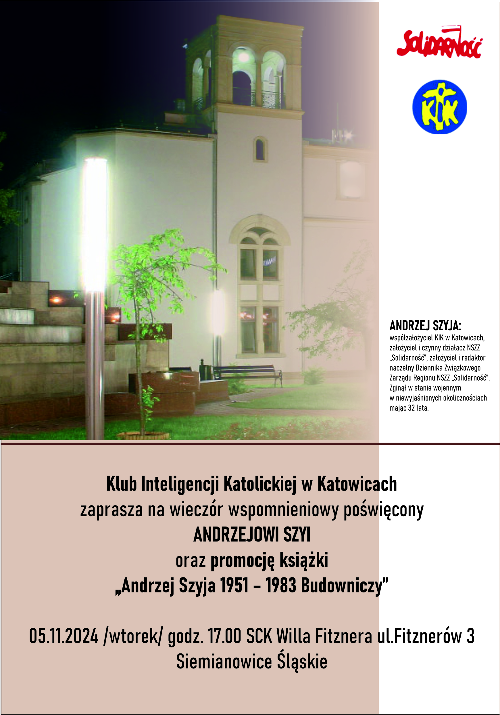 Andrzej Szyja plakat